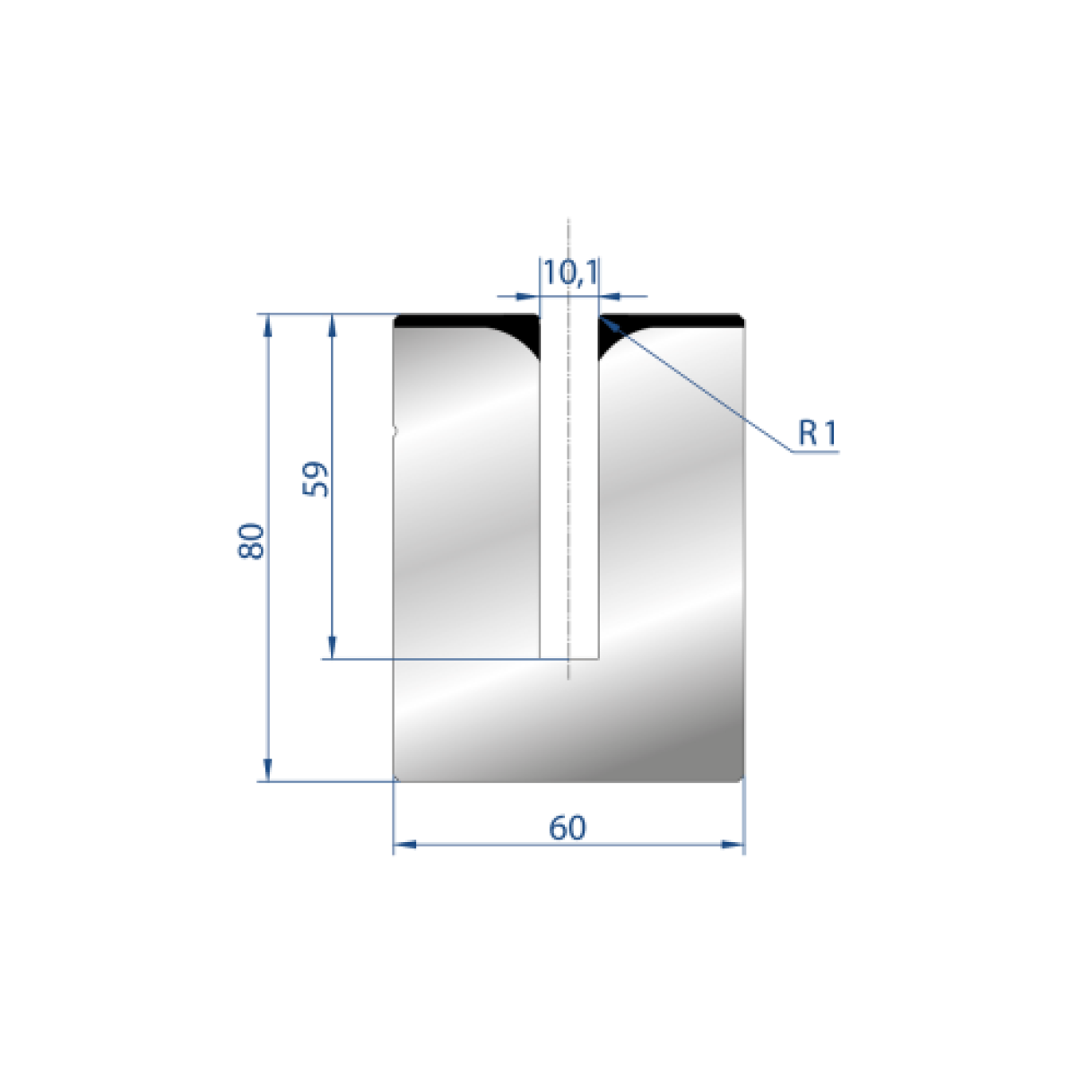 3177 - 24° - 805mm SECT.