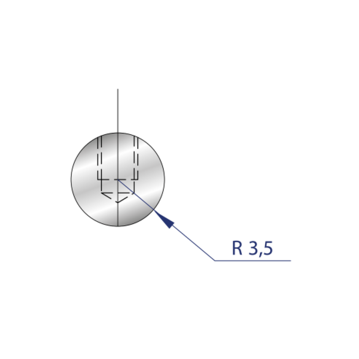 Outil à rayonner - 1181 - 415mm