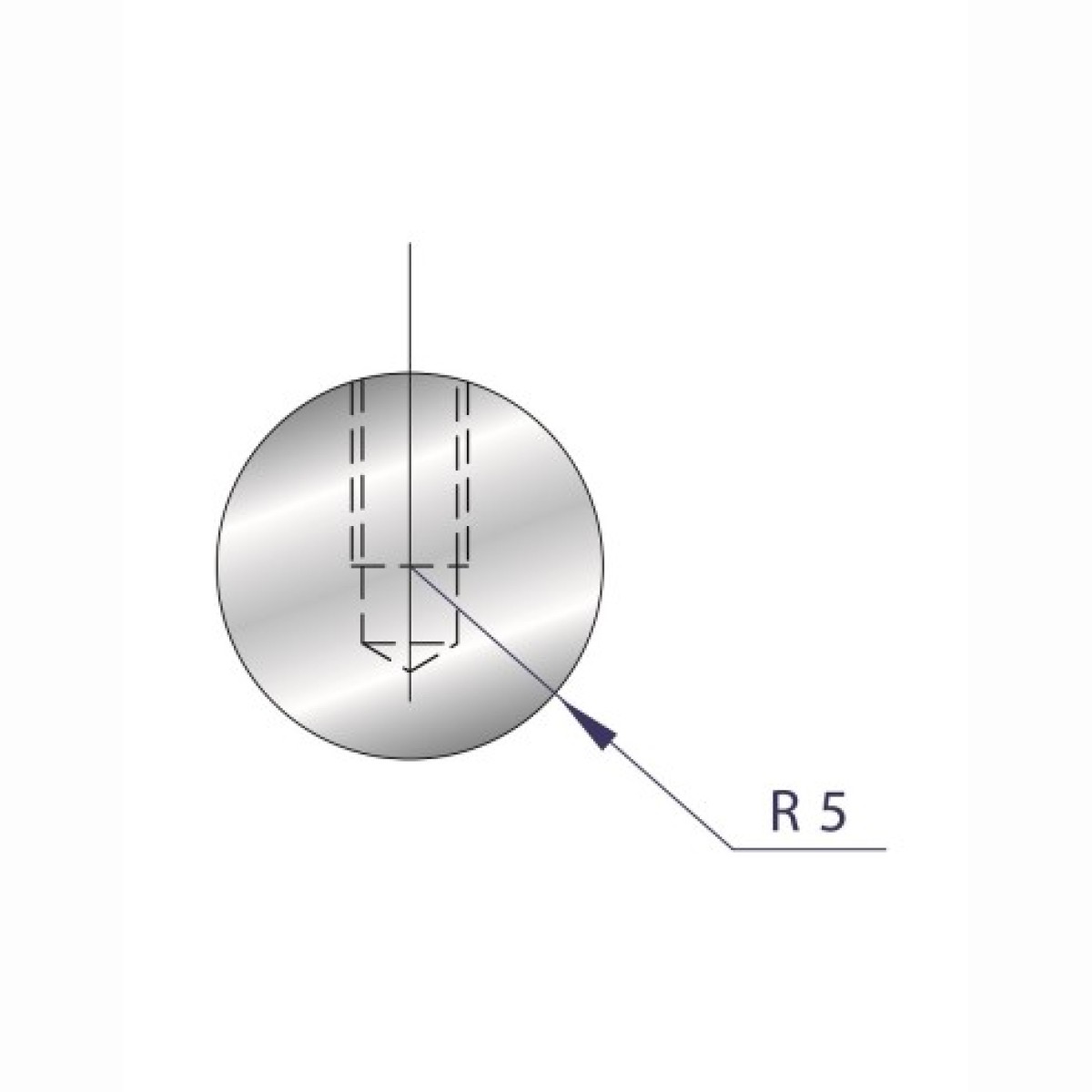 Outil à rayonner - 1184 - 415mm