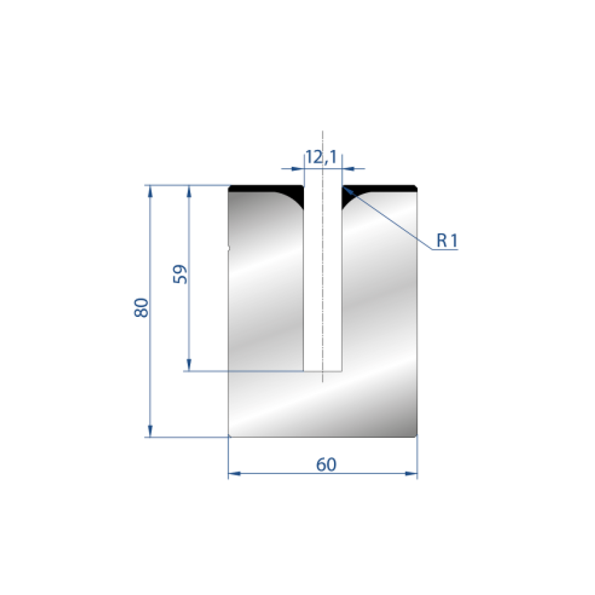 3178 - 24° - 805mm SECT.